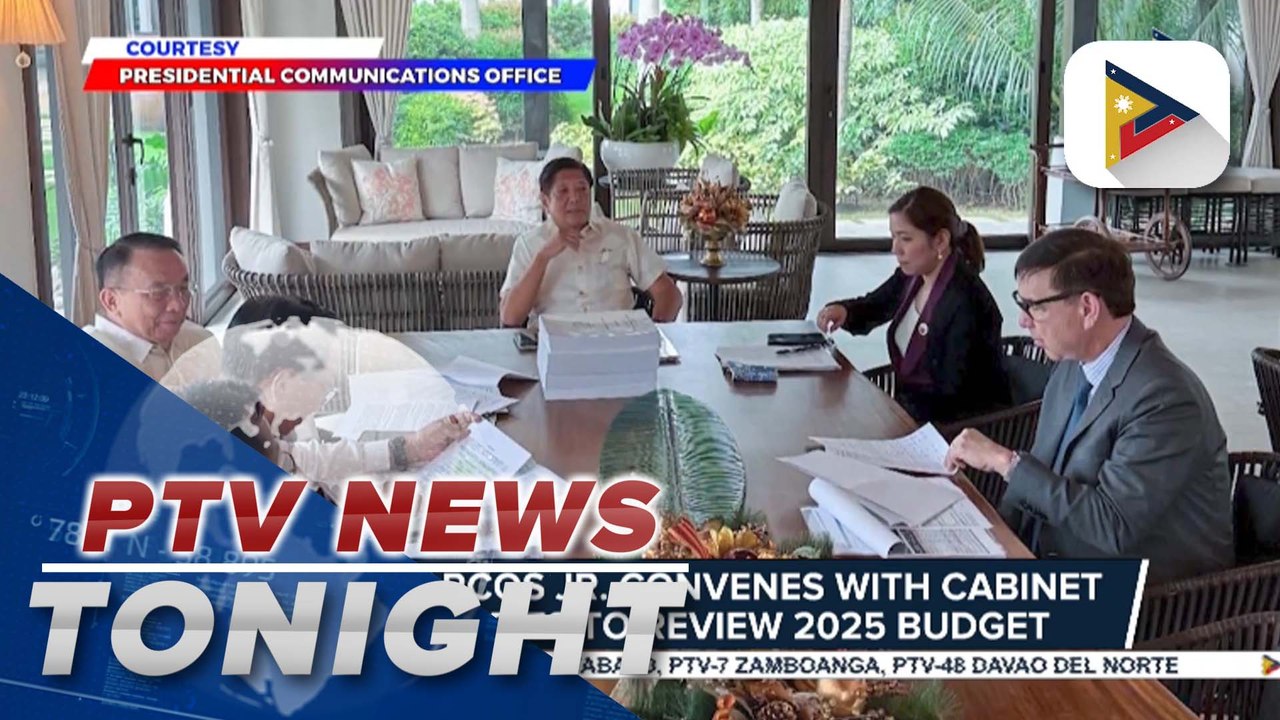 PBBM convenes with Cabinet secretaries to review 2025 budget
