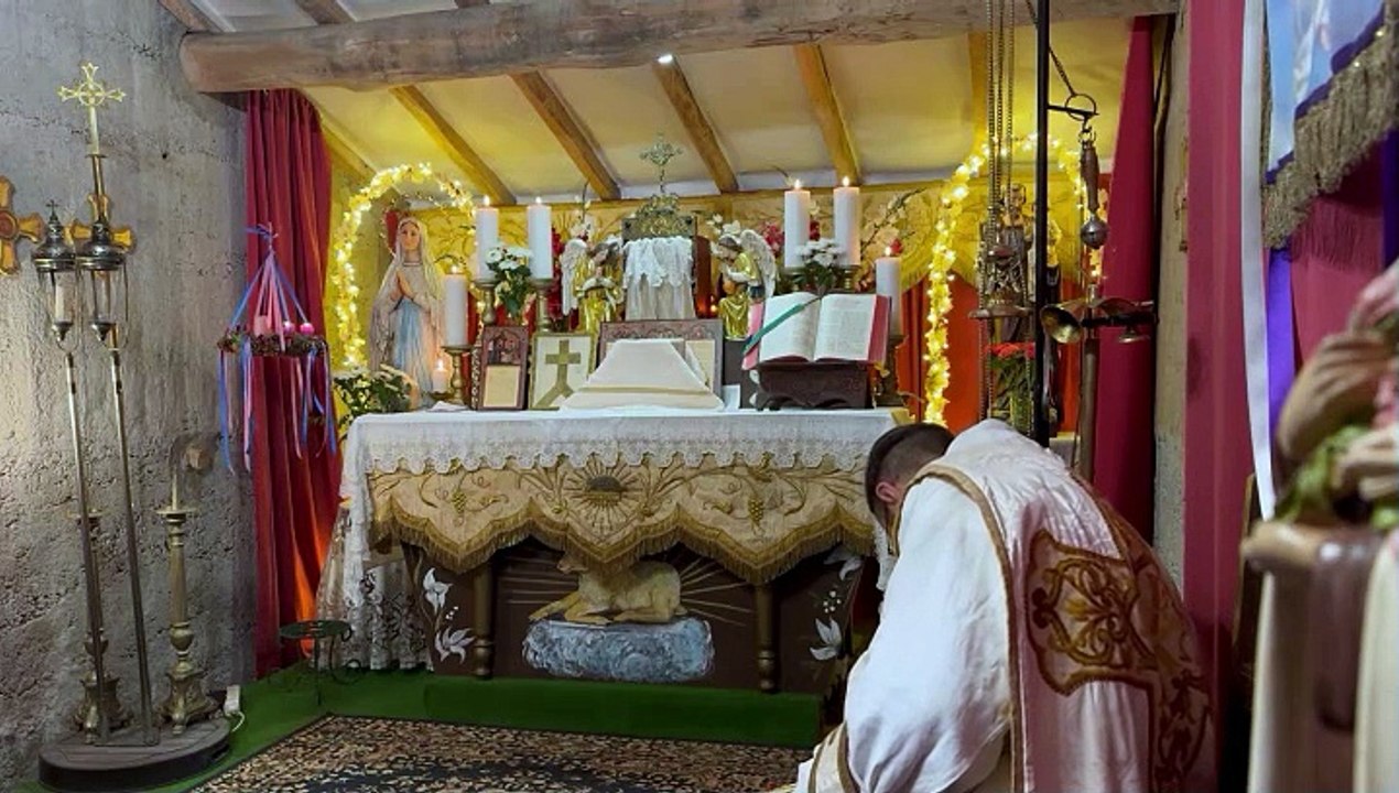 8 décembre 2024 fête de l'Immaculée Conception La Sainte messe à l’ermitage Saint-Bède de Fitilieu film by JC Guerguy Ciné Art loisir