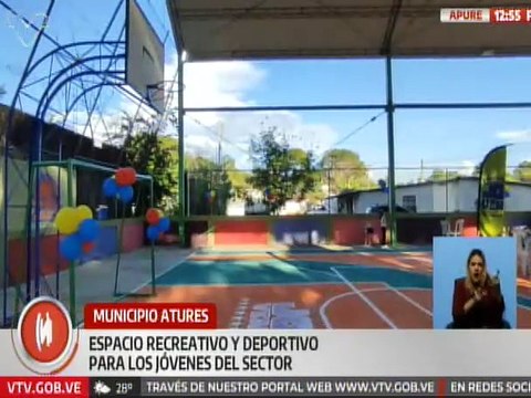 Apure I En el mcpio. Atures restauran los espacios recreativos y deportivos para el disfrute juvenil