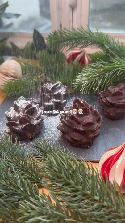 Jour 94/100 - Pomme de pin cookies 🌳🍪