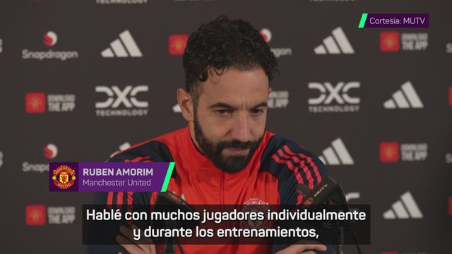 Amorim, sobre Rashford: Solo quiero ayudar a Marcus a estar a su mejor nivel