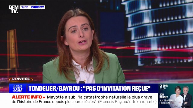 Réforme des retraites: Les Français ont besoin de concret. Dans trois mois, François Bayrou ne sera sûrement plus là , affirme Marine Tondelier (les Écologistes)