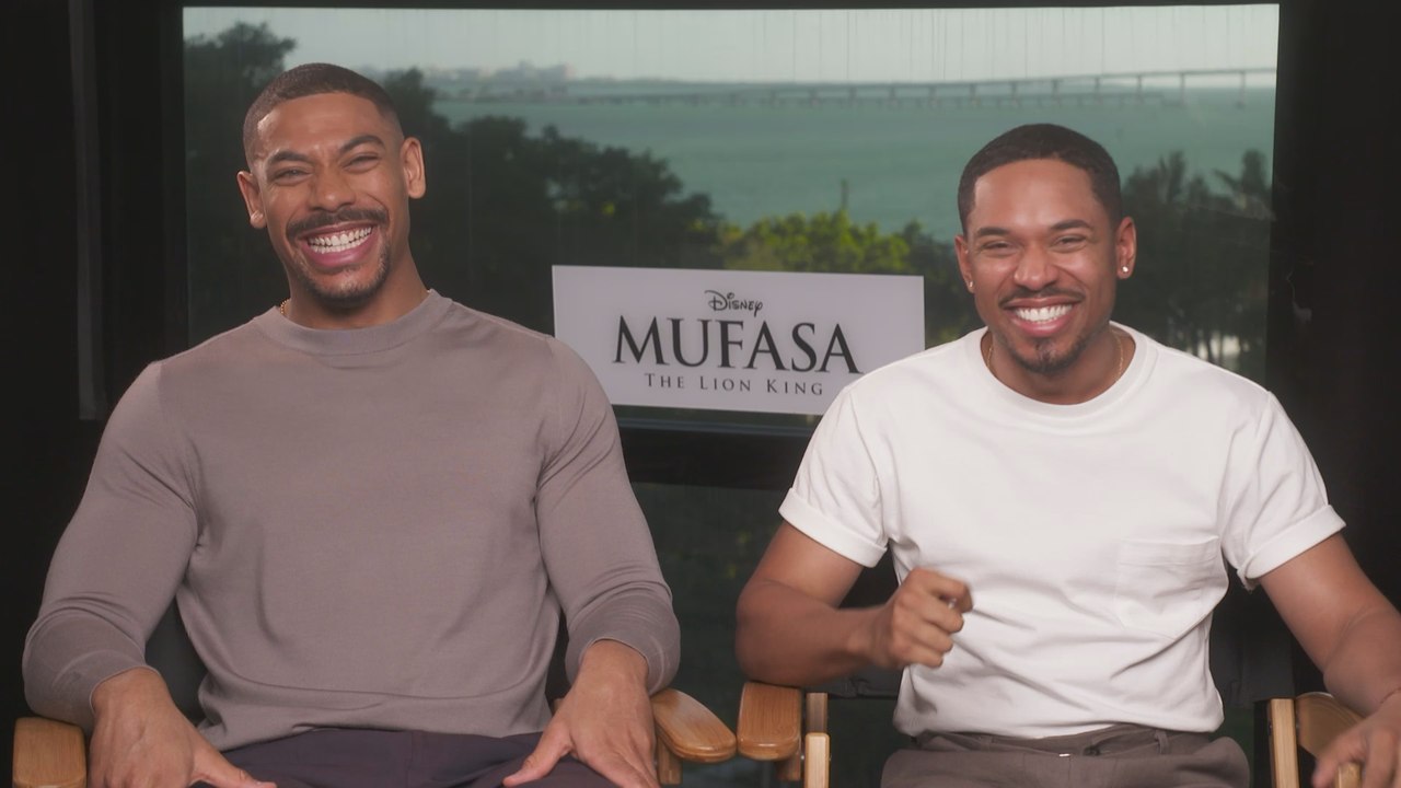 Aaron Pierre and Kelvin Harrison Jr., on how they feel working on Mufasa: The Lion King