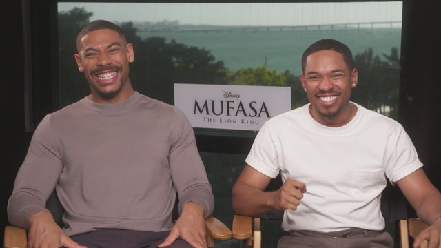 Aaron Pierre and Kelvin Harrison Jr., on how they feel working on Mufasa: The Lion King