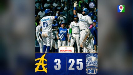 Licey da paliza historia a las Águilas Cibaeñas | El Show del Mediodía