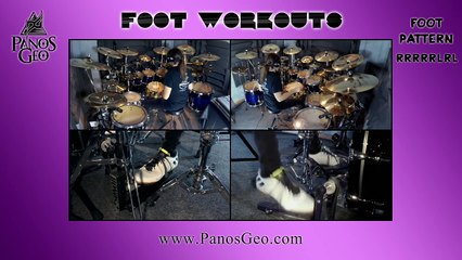 Drum Exercise | Foot Workouts (Part 442 - RRRRRLRL) | Panos Geo