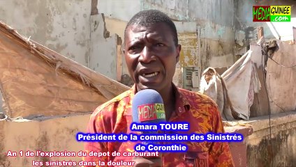 An 1 de l'explosion du dépôt de carburant : les sinistrés dans la douleur