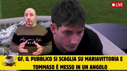 GF, il pubblico si scaglia su MariaVittoria e Tommaso è messo in un angolo