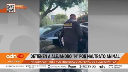 Detienen a Alejandro "N" por maltrato animal en el Estado México