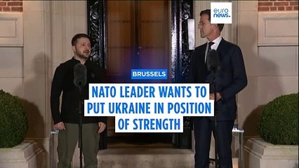 NATO wants to put Ukraine in a position of strength for any Russia peace talks