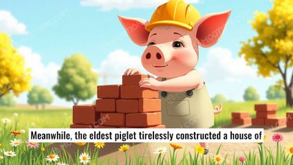 The Tale of the Three Little Piglets: Bedtime Story for kids