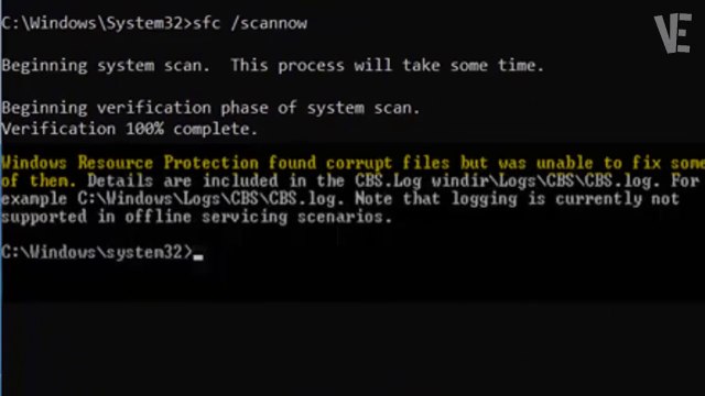 Solved - SFC /Scannow Windows Resource Protection found corrupt files but was unable to fix some of them