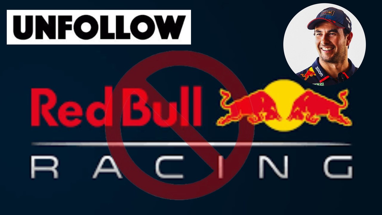 Checo Pérez deja Red Bull y los fans se van con él mexicano; unfollow masivo en redes sociales