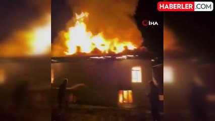 Yangında Yaşlı Çift Hayatını Kaybetti