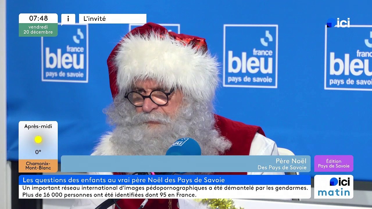 Noël : "C'est la bourre, les dernières lettres arrivent", raconte le Père Noël