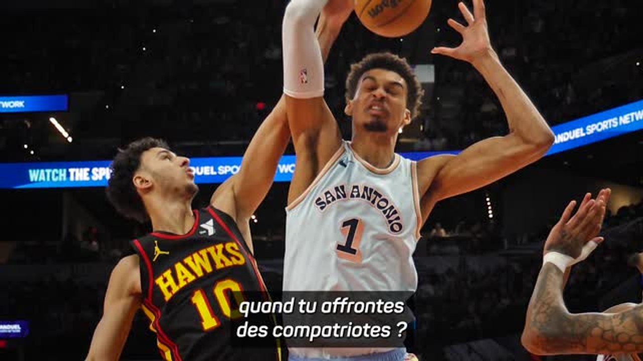 Spurs - Wembanyama : "Je sais que ça va bien se passer pour Risacher"