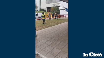 Fisciano, rilievi sull’albero caduto al campus