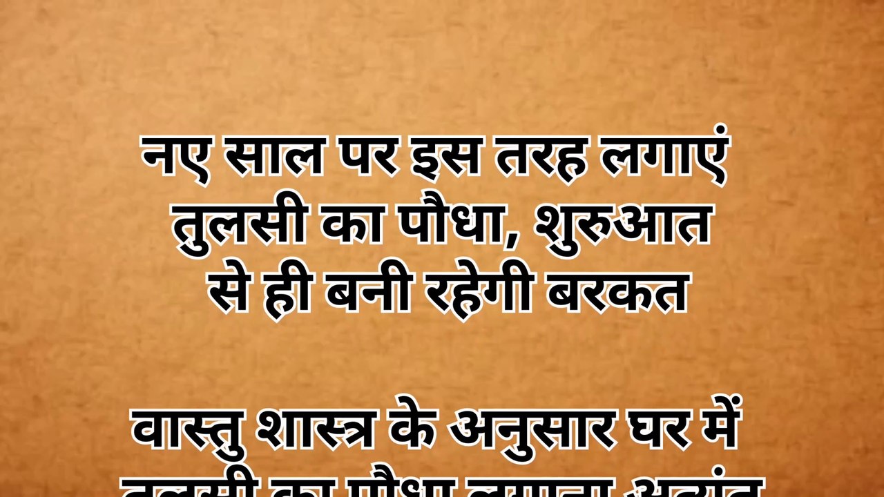 नए साल पर इस तरह लगाएं तुलसी का पौधा, शुरुआत से ही बनी रहेगी बरकत
