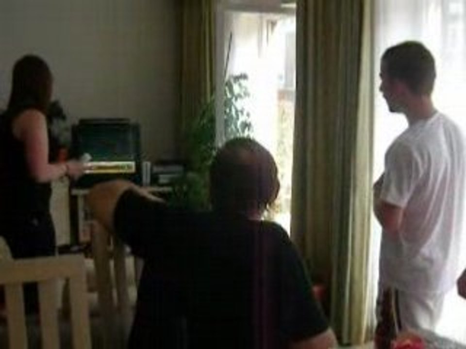 wii sport en famille