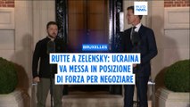 Ucraina, Rutte riceve Zelensky e chiede di rafforzare Kiev in vista di negoziati con la Russia
