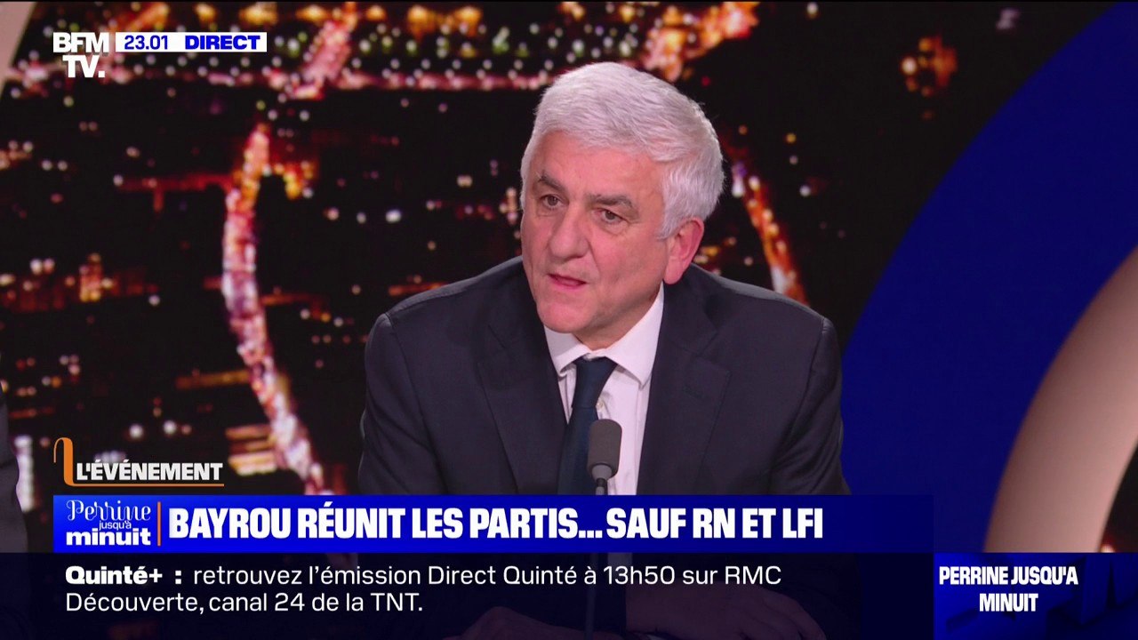 Partis politiques conviés à Matignon: "C'est une mise en scène", affirme Hervé Morin (président du parti "Les Centristes" et de la région Normandie)