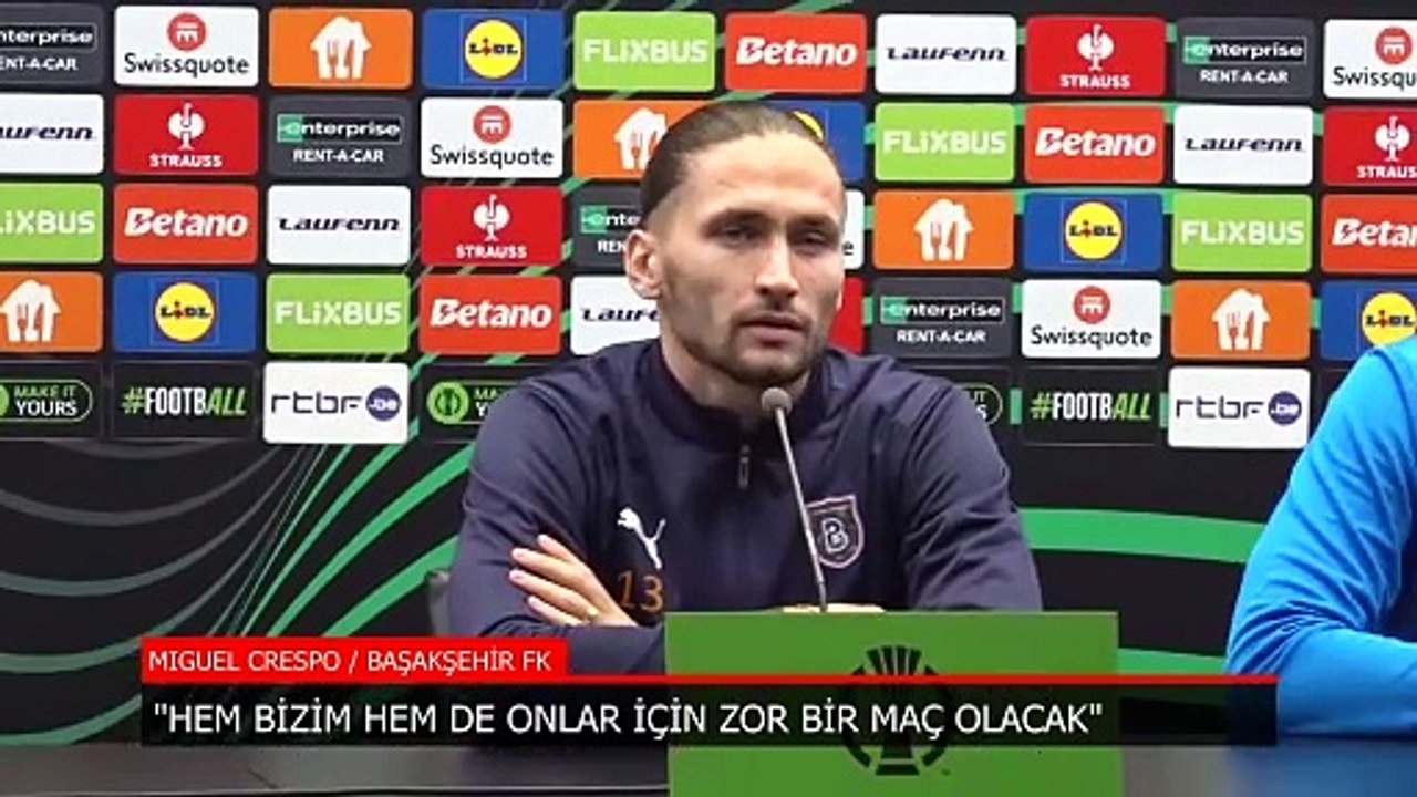 Başakşehir'de Crespo: Hem bizim hem de onlar için zor bir maç olacak