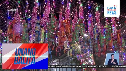 Recyclable materials, ginamit sa pagandahan ng mga parol sa Barangay Talon Uno | Unang Balita