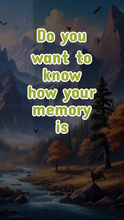 Test your memory, quiz game.