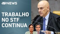 Alexandre de Moraes e mais cinco ministros vão trabalhar durante o recesso