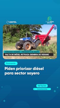Piden priorizar diésel para sector soyero