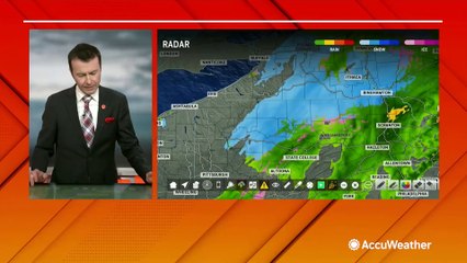 Wintry mix arrives in the Northeast