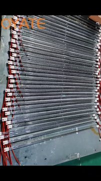 220v 1000w quartz infrared lamps carbon fiber heating lamps for laboratory using