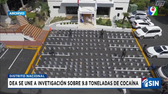 La DEA y DNCD trabajaran en investigación sobre 9.8 toneladas de cocaína | Emisión Estelar SIN