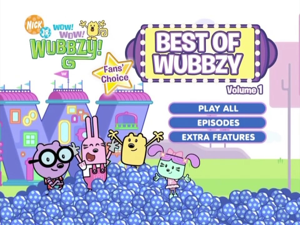 Wow Wow Wubbzy The Best of Wubbzy 2012 DVD menu walkthrough - video ...