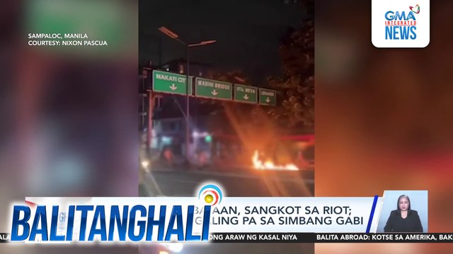 Aabot sa 20 kabataan, sangkot sa riot; ilan sa kanila, galing pa sa simbang gabi | Balitanghali