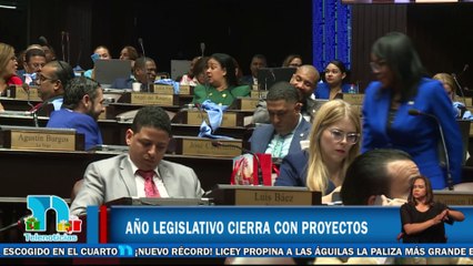 Año legislativo cierra con proyectos pendientes