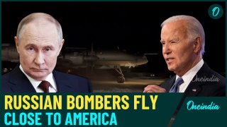 Shocking Video: Russian TU-95MS Missile Bombers Fly Near American Skies With Su-35 Fighter Jets