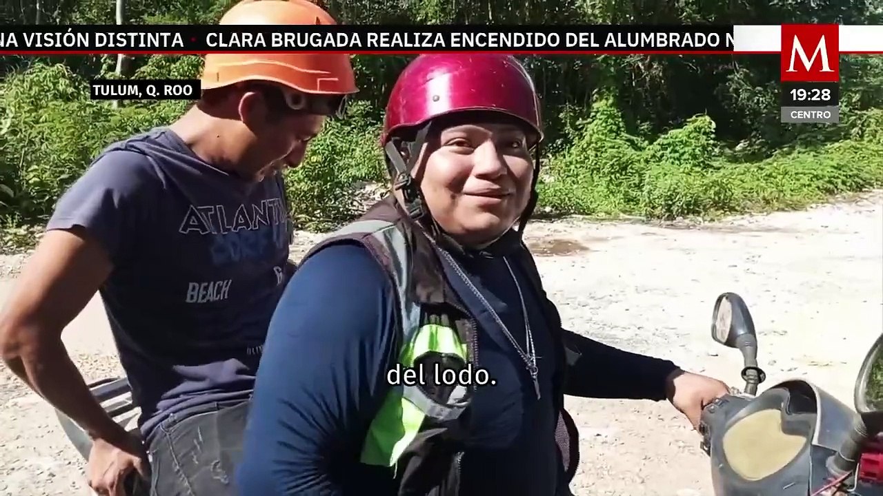 En las calles de Tulum se han reportado diversos baches, que han afectado a las personas