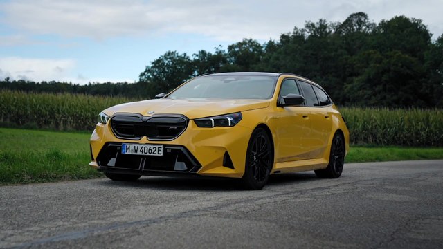 The all-new BMW M5 Touring Design Preview in Speed Yellow