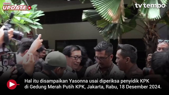 Yasonna Laoly Ungkap Tak Ditanya Perkara Harun Masiku saat Diperiksa KPK