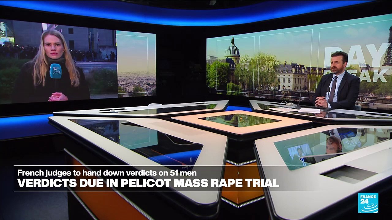 "We're expecting the judges to start reading out the verdicts at 9:30"