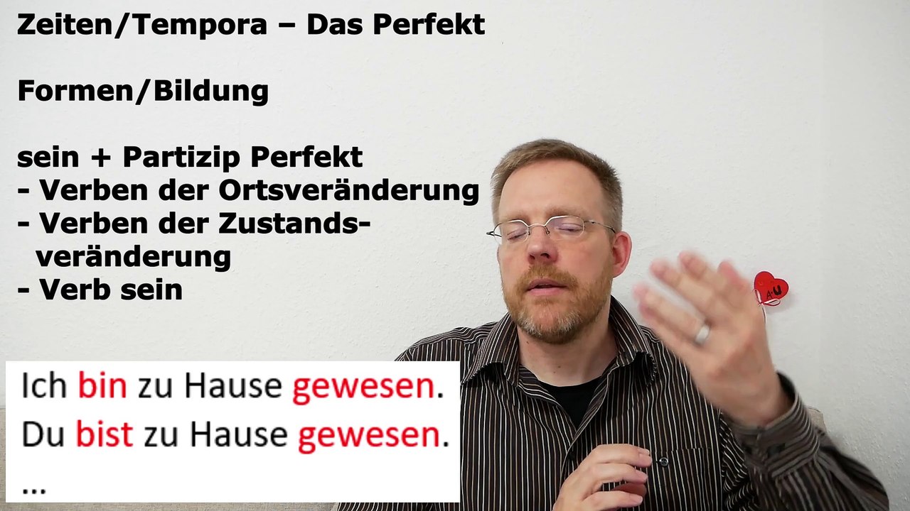 Grammatik für die Grundstufe A1-B1 – Teil 014 – das Perfekt