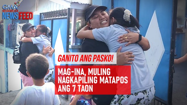 Ganito ang Pasko! Mag-ina, muling nagkapiling matapos ang 7 taon | GMA Integrated Newsfeed