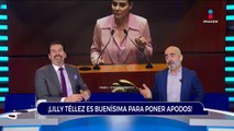 Lilly Téllez le pone un apodo a Adán Augusto