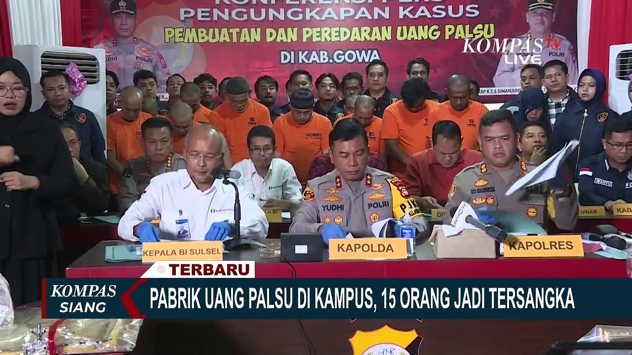 Pihak Bank Indonesia Soal Ciri Uang Palsu Hasil Pabrik yang ada di Kampus Uin Alauddin Makassar