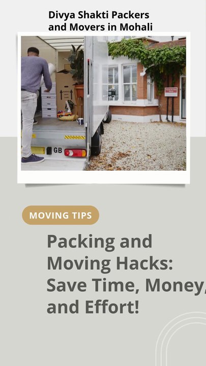 Packing and Moving Hacks Save Time, Money, and Effort!