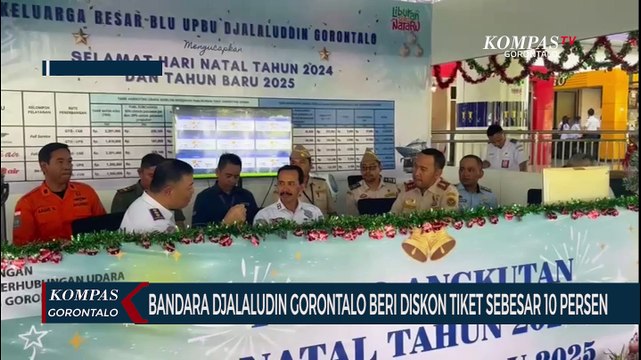 Jelang Libur Nataru, Bandara Djalaludin Gorontalo Beri Diskon 10 Persen Tiket Pesawat