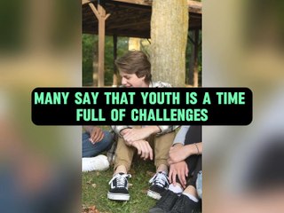 footage of young people working hard