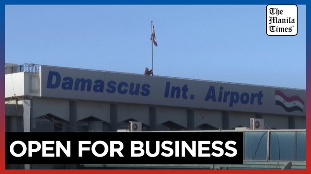 Damascus International Airport re-opens for first domestic flight following Assad's ouster