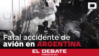 Mueren dos personas en un accidente de un avión privadoa las afueras de Buenos Aires